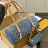 LVB9-2-54812c1cdcb1.webp Louis Vuitton Hills Pochette Denim Blue 27Cm M82949, Designer Handbags, Womens Purse, luxury bags