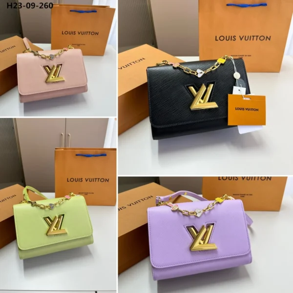 LVB91-1-96e70c6ea2ce.webp Louis Vuitton Twist Mm Bags Epi Leather Lock Chain Pink 23Cm, Designer Handbags, Womens Purse, luxury bags