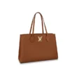 LVBAGS-1-79-bac9a1e098c0.webp Louis Vuitton Lockme Shopper Brown 42Cm M58927, Designer Handbags, Womens Purse, luxury bags