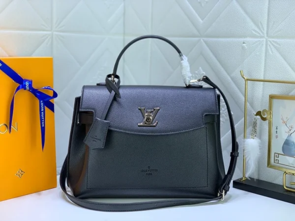 LVBAGS-2-140-94fba08157f5.webp Louis Vuitton Lockme Ever Black 46Cm M51395, Designer Handbags, Womens Purse, luxury bags