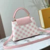 Louis Vuitton Capucines Bb Pink 27Cm M20717, Designer Handbags, Womens Purse, luxury bags