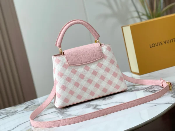 Louis Vuitton Capucines Bb Pink 27Cm M20717, Designer Handbags, Womens Purse, luxury bags