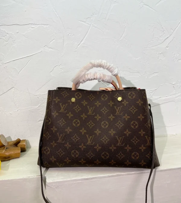 Louis Vuitton Montaigne MM Brown 35Cm M41056, Designer Handbags, Womens Purse, luxury bags