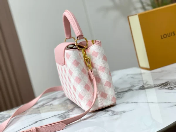 Louis Vuitton Capucines Bb Pink 27Cm M20717, Designer Handbags, Womens Purse, luxury bags