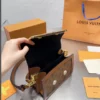 Louis Vuitton Mini Dauphine Lock Xl Brown 20Cm M46537, Designer Handbags, Womens Purse, luxury bags