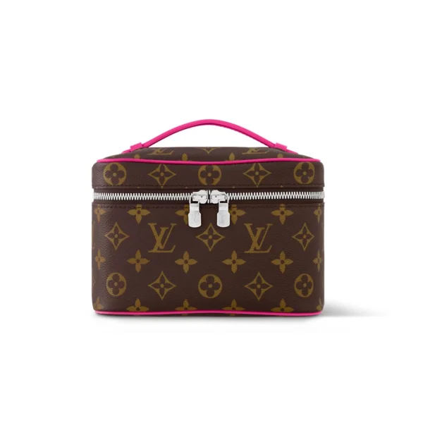 Louis Vuitton Nice Mini Monogram Canvas Pink 20Cm M46767, Designer Handbags, Womens Purse, luxury bags