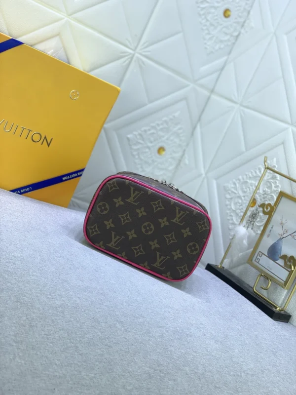 Louis Vuitton Nice Mini Monogram Canvas Pink 20Cm M46767, Designer Handbags, Womens Purse, luxury bags