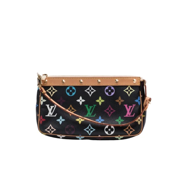 LVBB1-4-1-bd3b3dec1bb9.webp Louis Vuitton Pochette Accessoires Monogram Multicolore Black 22Cm, Designer Handbags, Womens Purse, luxury bags