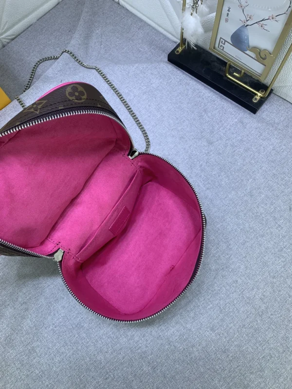 Louis Vuitton Nice Mini Monogram Canvas Pink 20Cm M46767, Designer Handbags, Womens Purse, luxury bags