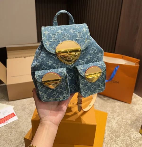 LVBB2-9-1-8b84ba60d94a.webp Louis Vuitton Backpack Venice Denim Blue 20Cm M46836, Designer Handbags, Womens Purse, luxury bags