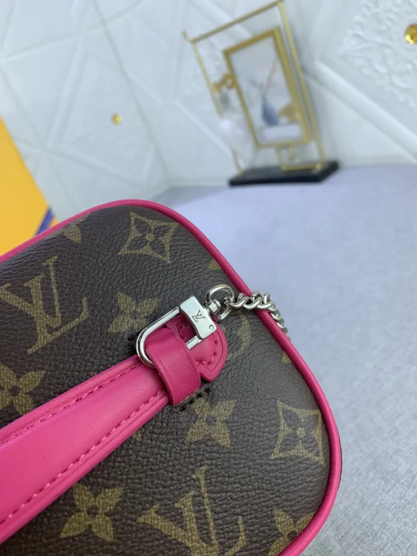 Louis Vuitton Nice Mini Monogram Canvas Pink 20Cm M46767, Designer Handbags, Womens Purse, luxury bags