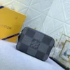 LVBB7-2-5a1a9266f414.webp Louis Vuitton Trio Messenger Bag Damier Canvas Black 25Cm N50017, Designer Handbags, Womens Purse, luxury bags