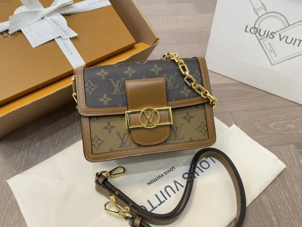 LVBC1-27141f6d4436.webp Louis Vuitton Mini Dauphine Autres Toiles Monogram 25Cm M45959, Designer Handbags, Womens Purse, luxury bags