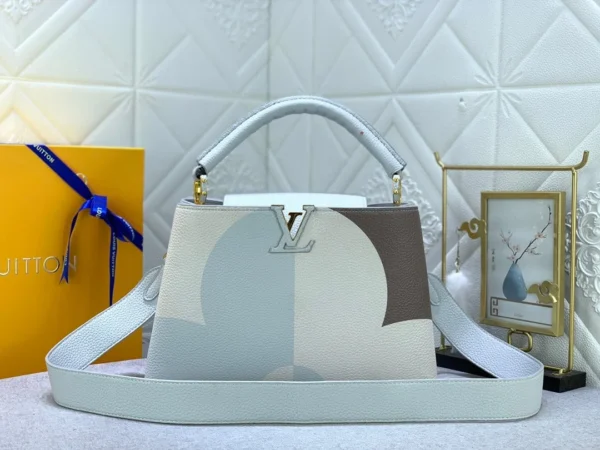 LVCIA01-2-a86b47046c25.webp Louis Vuitton Capucines Ice Age White 31.5Cm, Designer Handbags, Womens Purse, luxury bags