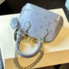 Louis Vuitton Alma Bb Gris Trianon 18Cm M12561, Designer Handbags, Womens Purse, luxury bags