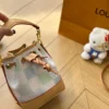 LVS1-7-7272dbcaf422.webp Louis Vuitton Nano No Damier Canvas Pistachio 16Cm N40640, Designer Handbags, Womens Purse, luxury bags