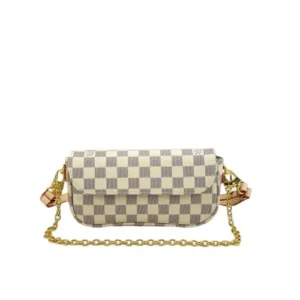 LVYWOCBDE01-0fd8760dea6a.webp Louis Vuitton Ivy Wallet On Chain Bag Damier Ebene Beige 23cm/9in, Designer Handbags, Womens Purse, luxury bags