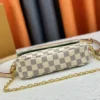 LVYWOCBDE05-376a3bc698cc.webp Louis Vuitton Ivy Wallet On Chain Bag Damier Ebene Beige 23cm/9in, Designer Handbags, Womens Purse, luxury bags
