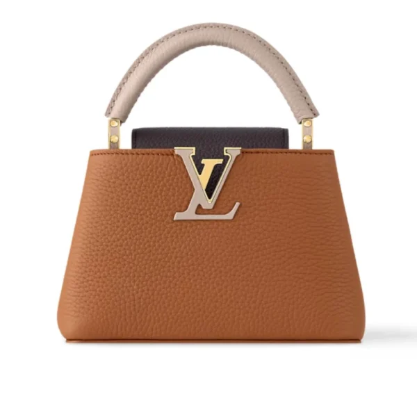 Louis Vuitton Capucines MM M14176 Brown 31.5cm/ 12.2in, Designer Handbags, Womens Purse, luxury bags