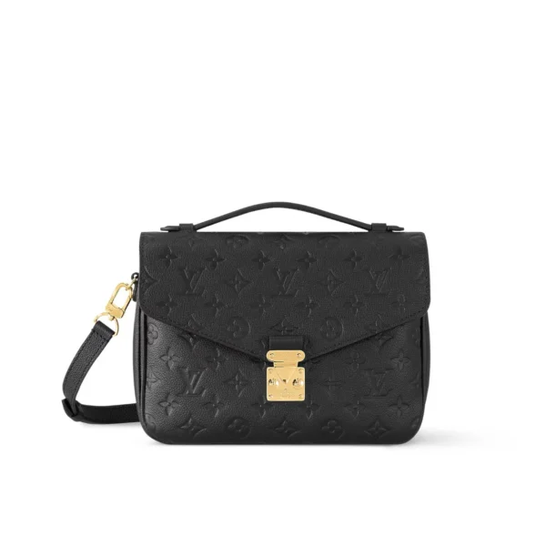 Louis Vuitton Pochette Mtis Black M41487 25cm, Designer Handbags, Womens Purse, luxury bags