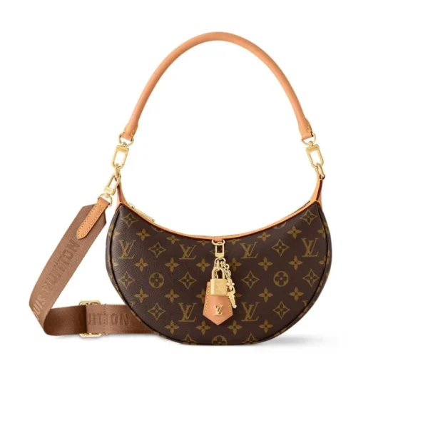 Louis Vuitton Looping Bag Monogram Canvas M12939 Brown 28cm/ 11in, Designer Handbags, Womens Purse, luxury bags
