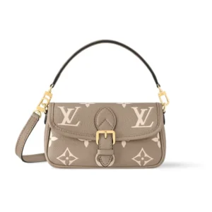 Lv-73-73bc4f457d91.webp Louis Vuitton Nano Diane – Bicolor Monogram Empreinte Leather M83300 19cm/ 7.5in, Designer Handbags, Womens Purse, luxury bags