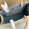 Louis Vuitton Onthego Mm Autres Toiles Damier Pistachio N40518 35Cm, Designer Handbags, Womens Purse, luxury bags