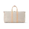 Louis Vuitton Keepall Bandoulière Bag Beige Pepper 45cm M29670