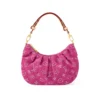 Louis Vuitton Pochette Valley Bag Fuchsia Denim 21cm M28327