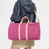 SUPERCLONE-2026-07-01T143104.221.webp Louis Vuitton Keepall 45 Bag Fuchsia Denim M27944