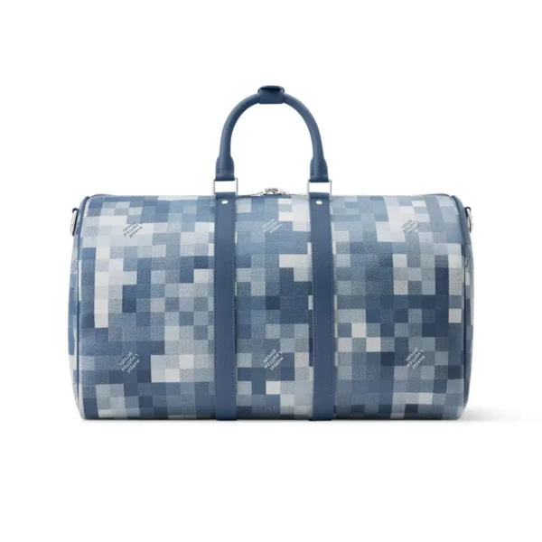 SUPERCLONE-2026-08-11T145255.179.webp Louis Vuitton Keepall Bandoulière Bag 45cm/17.7in Denim Blue M29601