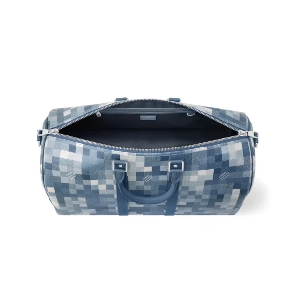 SUPERCLONE-2026-08-11T145300.029.webp Louis Vuitton Keepall Bandoulière Bag 45cm/17.7in Denim Blue M29601