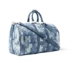 SUPERCLONE-2026-08-11T145304.905.webp Louis Vuitton Keepall Bandoulière Bag 45cm/17.7in Denim Blue M29601