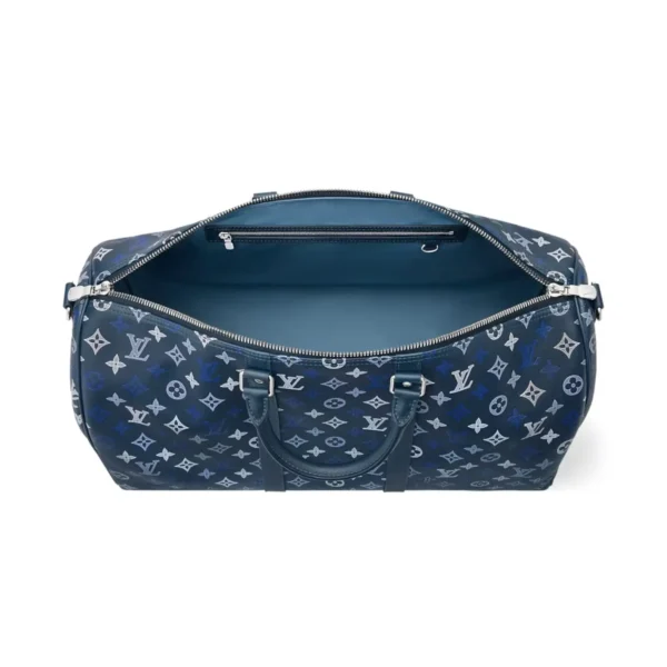 Louis Vuitton Keepall Bandoulière Bag 50cm/19.7in Navy Blue Calfskin M28836