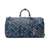 Louis Vuitton Keepall Bandoulière Bag 50cm/19.7in Navy Blue Calfskin M28836
