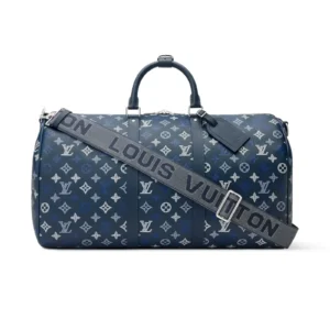 SUPERCLONE-2026-08-11T150551.093.webp Louis Vuitton Keepall Bandoulière Bag 50cm/19.7in Navy Blue Calfskin M28836