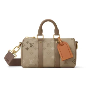 Louis Vuitton Keepall Bandoulière Bag 25cm/9.8in Sand Beige Monogram M29272