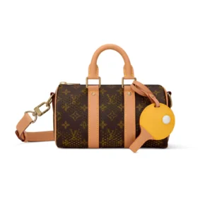 SUPERCLONE-2026-08-11T163147.676.webp Louis Vuitton Keepall Bandoulière Bag 25cm/9.8in Monogram Pattern/Yellow Color M29296