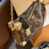 TBN3-2-1-1-8d49083a880e.webp Louis Vuitton Slim Trunk Bag Monogram Brown 23Cm M13147, Designer Handbags, Womens Purse, luxury bags