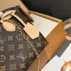 Louis Vuitton Lockit Bb Bag Monogram Brown 16Cm M12019, Designer Handbags, Womens Purse, luxury bags