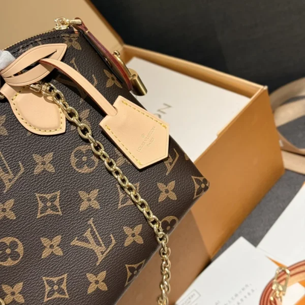 Louis Vuitton Lockit Bb Bag Monogram Brown 16Cm M12019, Designer Handbags, Womens Purse, luxury bags