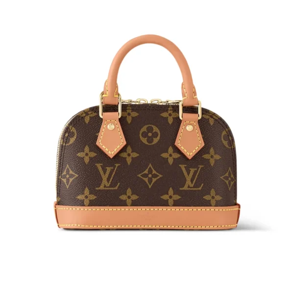 TBNB-1-3-2-cada3f8f2a9a.webp Louis Vuitton Alma Nano Bag Monogram Brown 18Cm M82717, Designer Handbags, Womens Purse, luxury bags