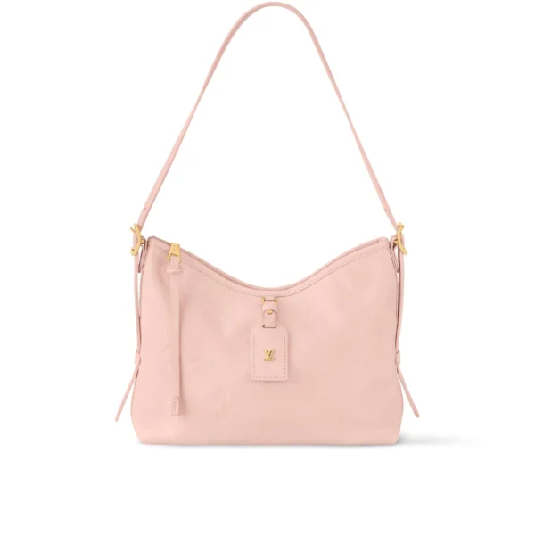 Louis Vuitton Carryall Pm Monogram Empreinte Pink Opale, Designer Handbags, Womens Purse, luxury bags