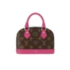 Louis Vuitton Mini Alma Monogram Canvas Mix With Pink 18Cm M83206, Designer Handbags, Womens Purse, luxury bags
