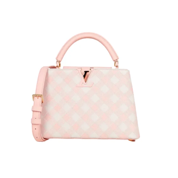 Louis Vuitton Capucines Bb Pink 27Cm M20717, Designer Handbags, Womens Purse, luxury bags