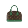 TBNB-4-1-3-e654c0c0f8be.webp Louis Vuitton Mini Alma Monogram Canvas Mix With Green 18Cm M83204, Designer Handbags, Womens Purse, luxury bags