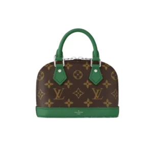 TBNB-4-1-3-e654c0c0f8be.webp Louis Vuitton Mini Alma Monogram Canvas Mix With Green 18Cm M83204, Designer Handbags, Womens Purse, luxury bags