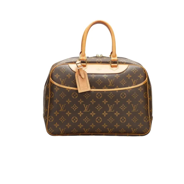 TBNB-41-2-1-6824900d3511.webp Louis Vuitton Monogram Deauville Boston Brown 28Cm M42228, Designer Handbags, Womens Purse, luxury bags