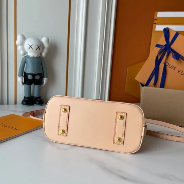 Louis Vuitton Alma BB Monogram Emblème Rose Ruban Color 23.5cm M2A378