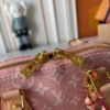 Louis Vuitton Alma BB Monogram Emblème Rose Ruban Color 23.5cm M2A378